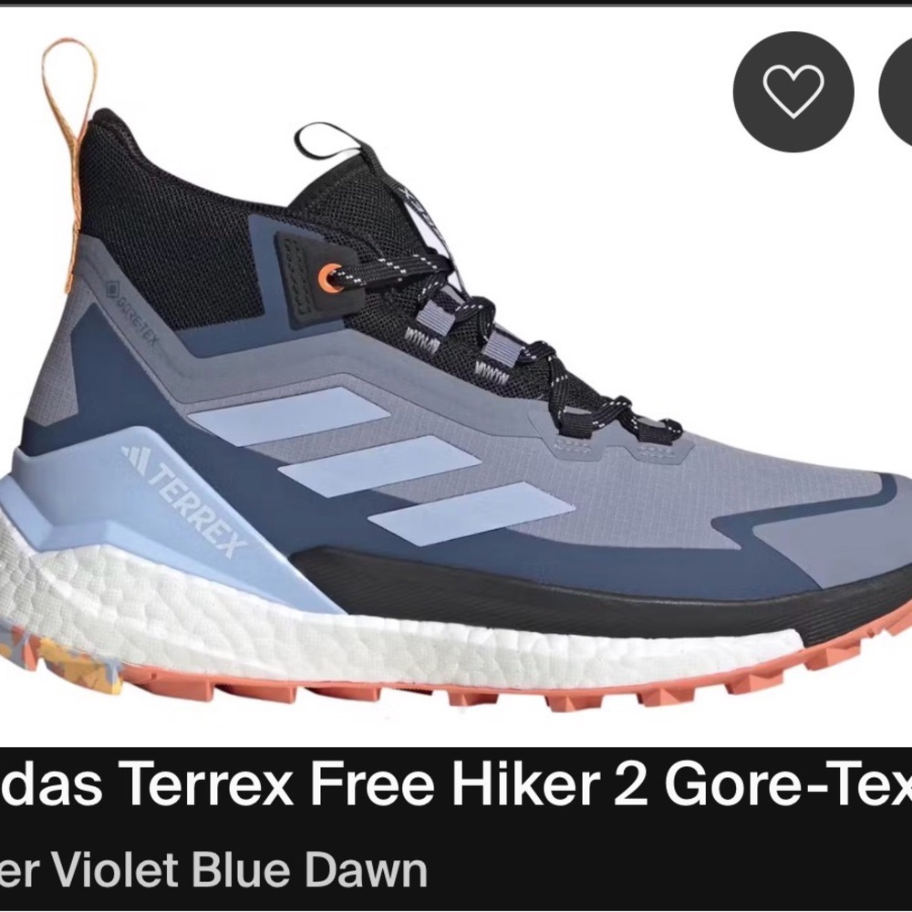 NEW Rare Adidas Terrex Free Hiker 2 in Violet/Blue